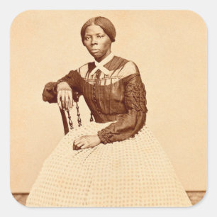 Sticker Carré Chemin de fer clandestin Abolitionniste Harriet Tu
