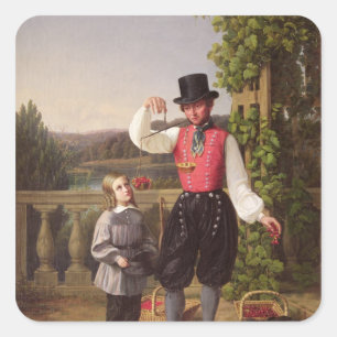 Sticker Carré Cherry Pickers