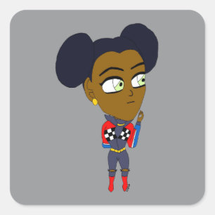 Sticker Carré chibi