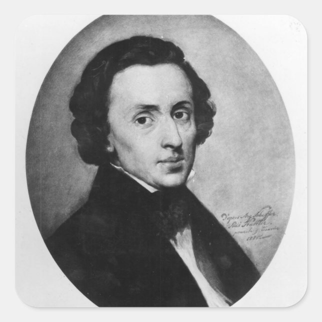 Sticker Carré Chopin, 1858 (Devant)