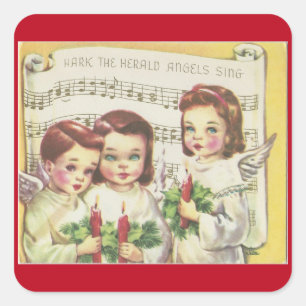 Sticker Carré Chorale de Noël
