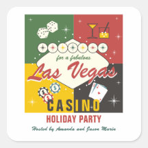 Christmas Holiday Vegas Casino Poker Night Party