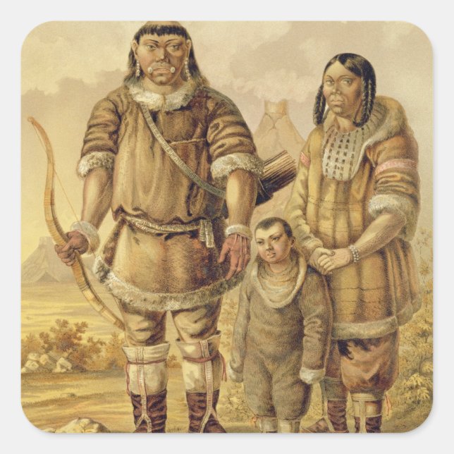Sticker Carré Chukchi Nomads, gravée par Winckelmann et Sons ( (Devant)