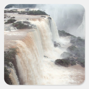 Sticker Carré Chutes d'Iguazu Brésil / Argentine