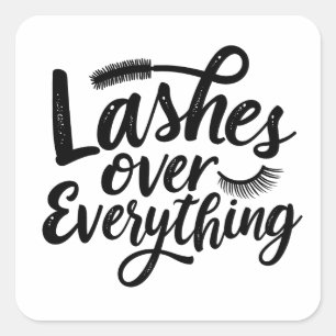 Sticker Carré Cils sur tout Eye liner Maquillage Filles