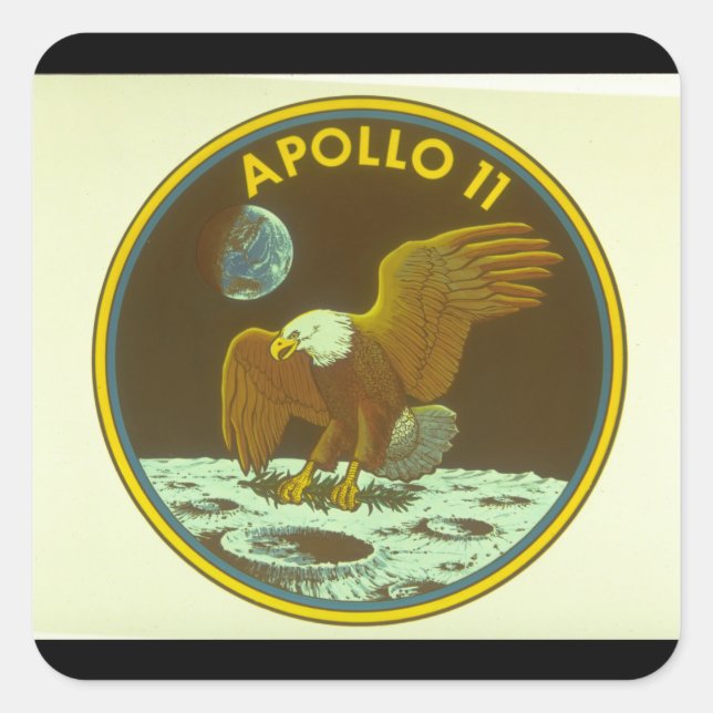 Sticker Carré Cimier pour Apollo Mission_Space (Devant)