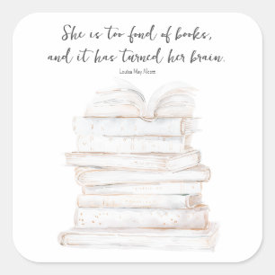 Sticker Carré Citation d'amour pour les petites femmes