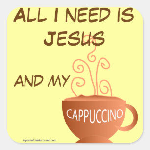 Sticker Carré Citations religieuses