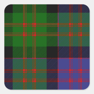 Sticker Carré Clan MacDonald Tartan