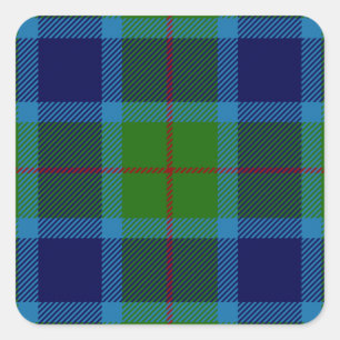 Sticker Carré Clan Miller Tartan