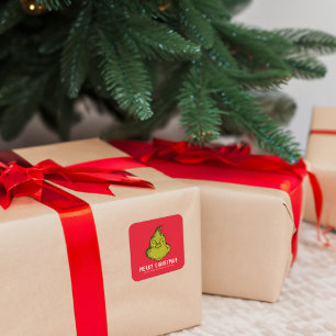 Sticker Carré Classic grinch Christmas