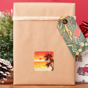 Sticker Carré Classic round