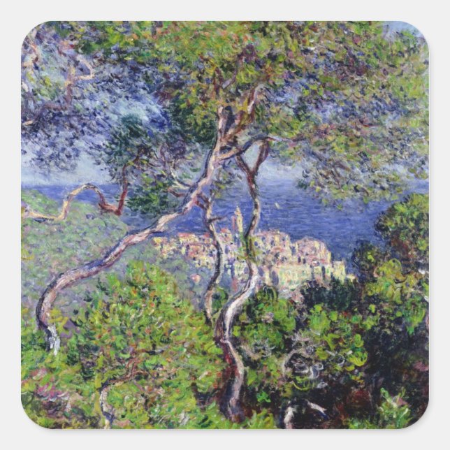 Sticker Carré Claude Monet | Bordighera, 1884 (Devant)