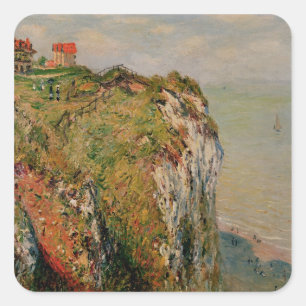 Sticker Carré Claude Monet Cliff à Dieppe, 1882