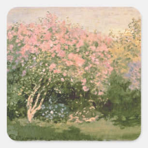 Sticker Carré Claude Monet Lilac au soleil, 1873