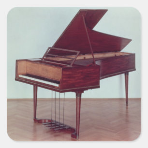 Sticker Carré Clavecin appartenant à Ludwig van Beethoven