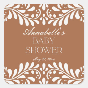 Sticker Carré Clay Talavera Carreaux Espagne Baby shower Fiesta