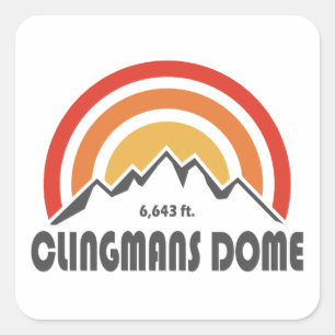 Sticker Carré Clingmans Dome