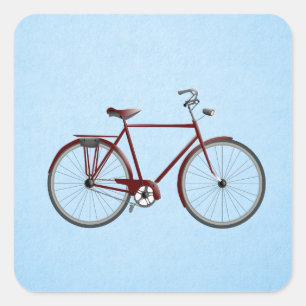 Sticker Carré Clipart cyclable