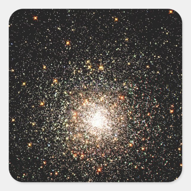Sticker Carré Cluster d'étoiles de Voie Lactée (Devant)