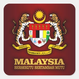 Sticker Carré COA Malaisie