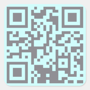 Sticker Carré Code barres paranormal d'investigateur