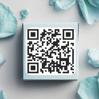 STICKER CARRÉ CODE QR