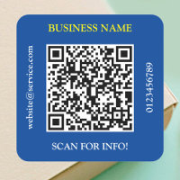 Code QR Nom commercial Site Web Promo Deep Blue Vs
