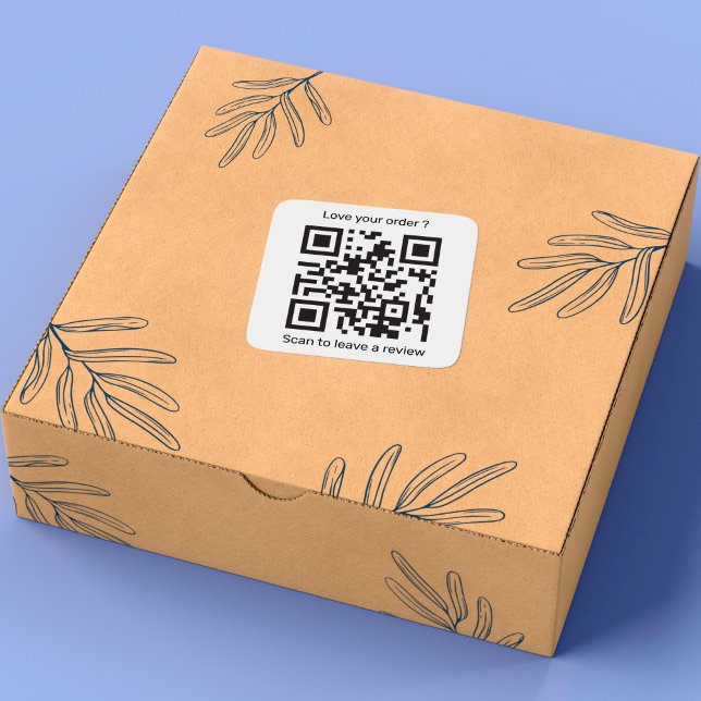 Sticker Carré Code QR Pour Examen Professionnel (Créateur téléchargé)