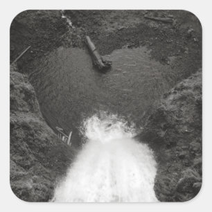 Sticker Carré Coeur