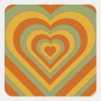 Coeur d'amour Super en couche rétro