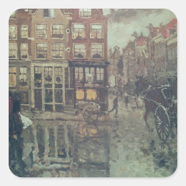 Sticker Carré Coin de Leidsche Carré, Amsterdam (Devant)