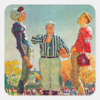 Coin Toss by Norman Rockwell