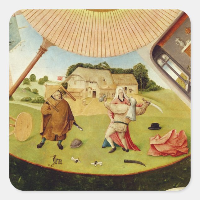 Sticker Carré Colère (Devant)