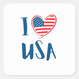 Sticker Carré Collection du parti Élections USA !
