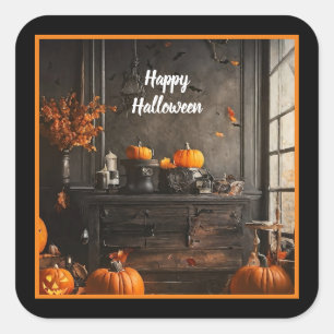 Sticker Carré Collection Halloween éffrayante