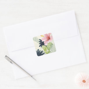 Sticker Carré Collection Tropical Punch