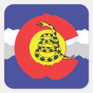 Sticker Carré Colorado