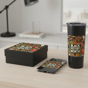 Sticker Carré Colorful Black History Mois Culture Graphiques