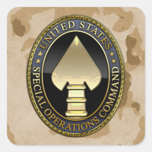 Sticker Carré Commandement des opérations spéciales des États-Un