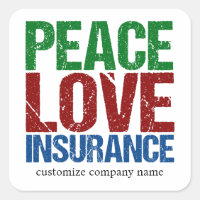 Compagnie personnalisable d'assurance Peace Love