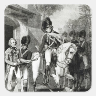 Sticker Carré Comte Harcourt de Marshall de champ