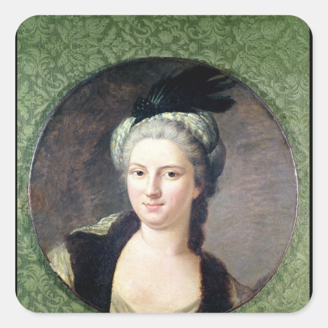 Sticker Carré Comtesse Pauline-Felicite de Nesle (Devant)