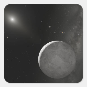 Sticker Carré Concept artistique de l'objet Kuiper Belt
