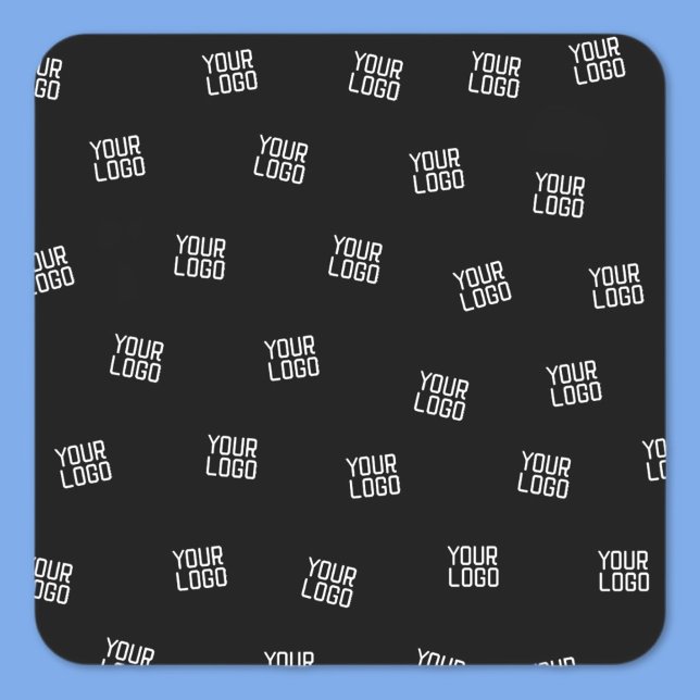 Sticker Carré Conception aléatoire, logo ou image d'entreprise (Créateur téléchargé)