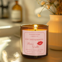 Conception de Luxe Amour Romantique - Bougie Velou