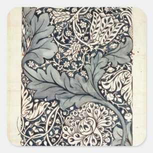 Sticker Carré Conception pour le chintz d'Avon, c.1886