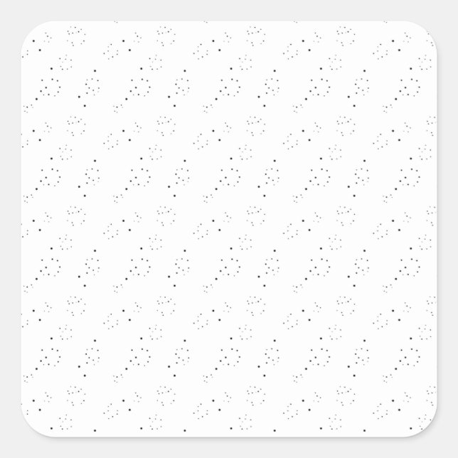 Sticker Carré Conception verticale huit (Devant)