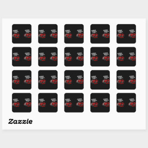 Sticker Carré Concevez, imprimez et personnalisez votre propre