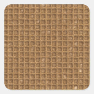 Sticker Carré Cône gaufre
